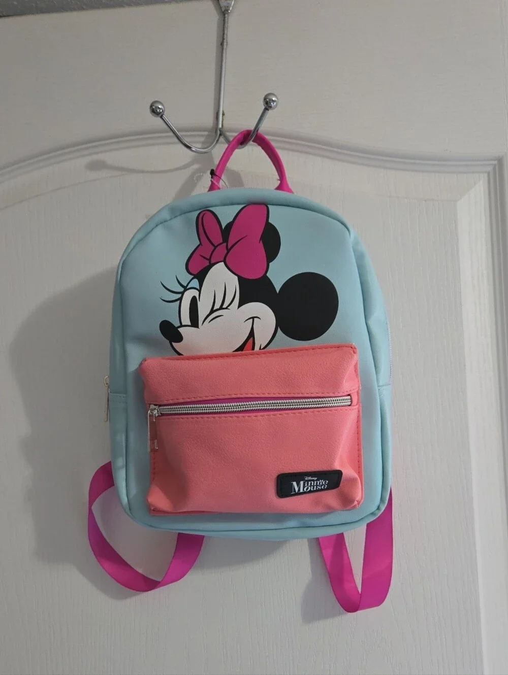 Disney Minnie Mouse Backpack - Light Blue & Pink